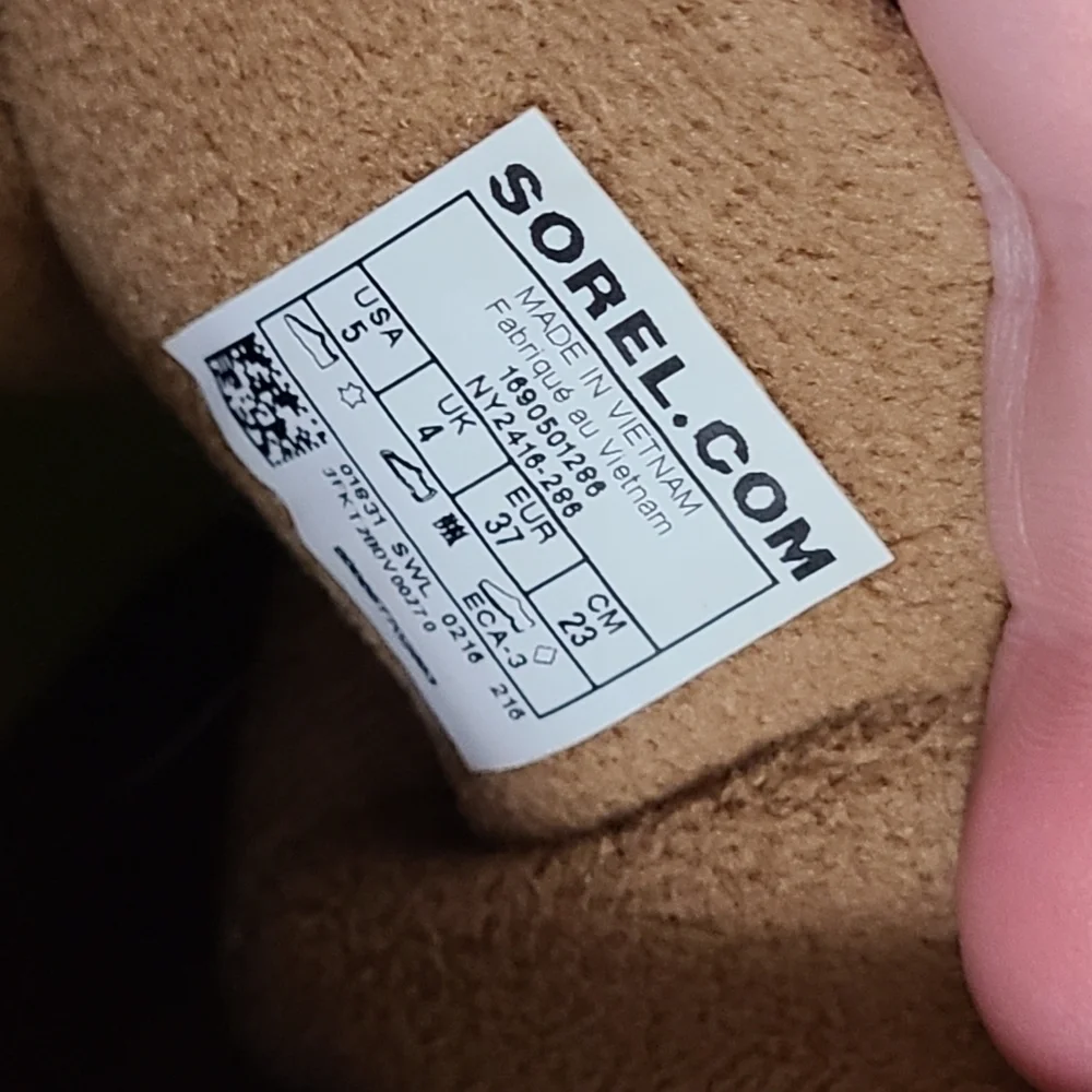 Sorel Slimpack II Lace Elk & Cordovan